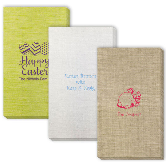 Design Your Own Easter Bamboo Luxe Guest Towels